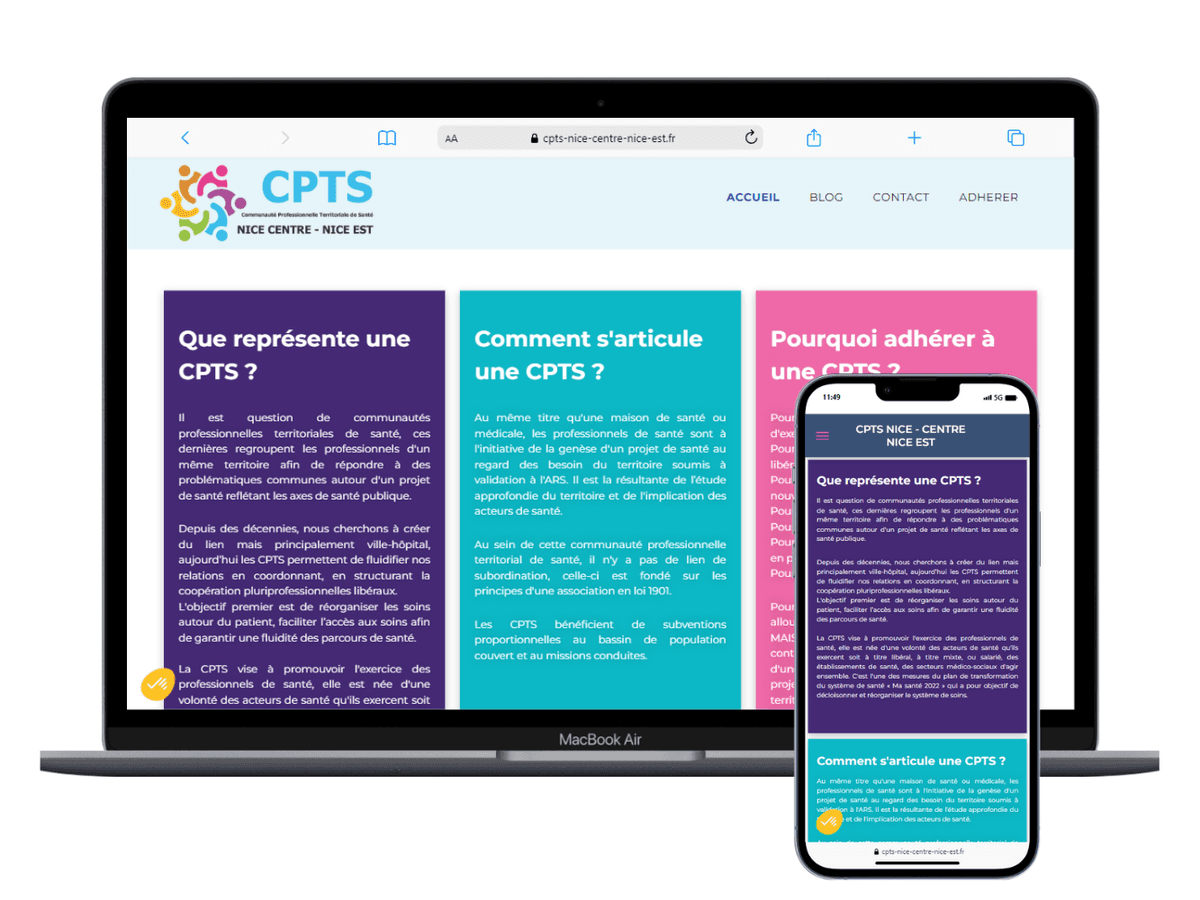 Réalisation site responsive 3